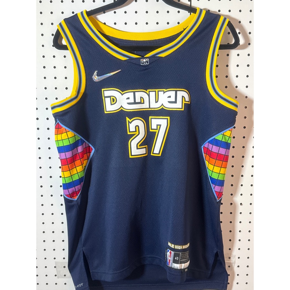 Nike Denver Nuggets Jamal Murray City Edition Jersey NBA‎ 75th Anniversary Navy